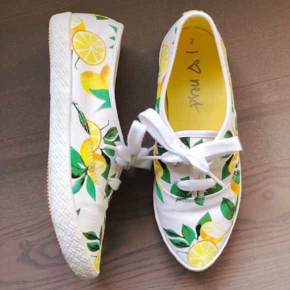 Next Direct Other - Next Direct Girl Lemon Sneakers Shoes UK 2 US 3